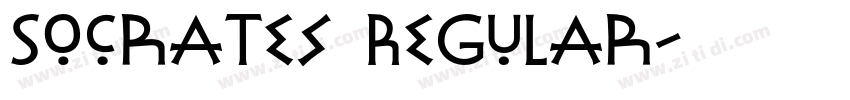 Socrates Regular字体转换